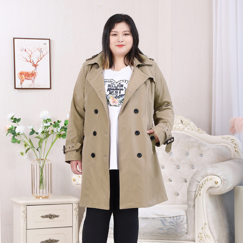 Plus Size Trench Coat (Extra Big Size)