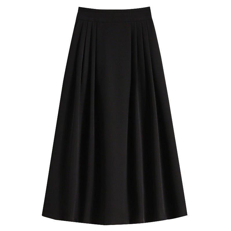 Plus Size Umbrella Pleat A Line Skirt