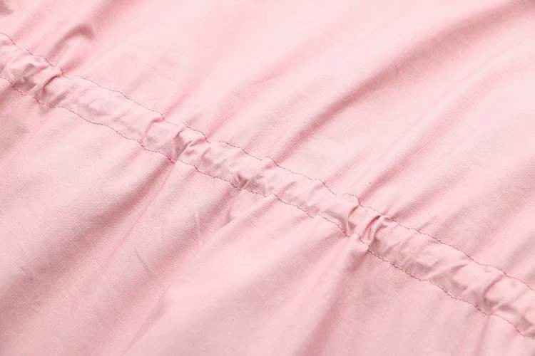 Plus Size Drawstring Windbreaker Jacket