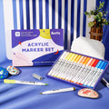 Arrtx 30B Colors Acrylic Brush Paint Pens