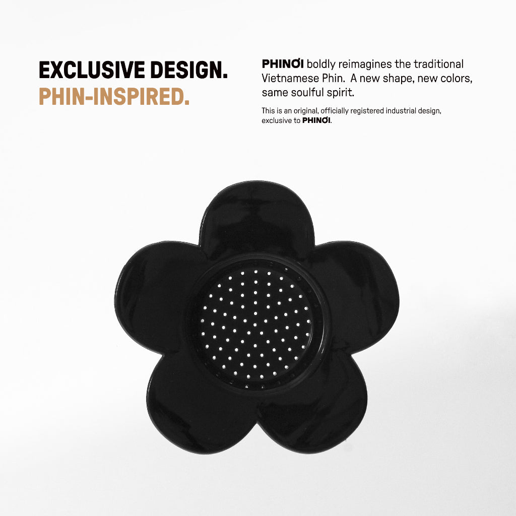 The Phinoi Coffee Dripper Modern Vietnamese Pour Over 1 - 2 Cups [Black]