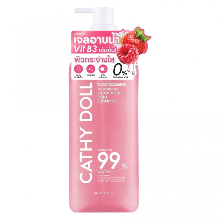 Cathy Doll Niacinamide Vitamin B3 Glutathione Body Cleanser