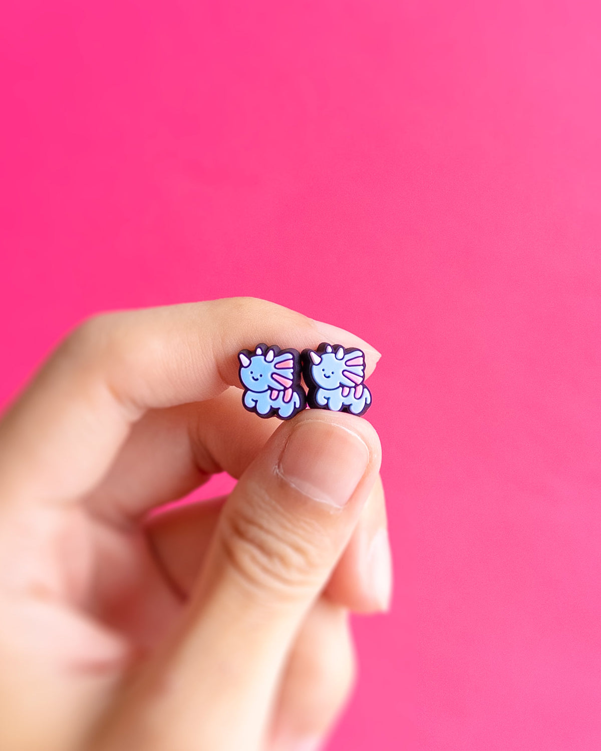 Transeratops — mini stud earrings
