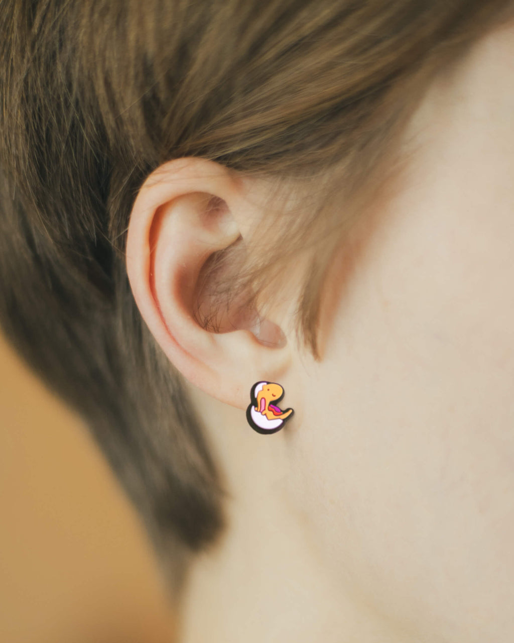 Velesiraptor — mini stud earrings