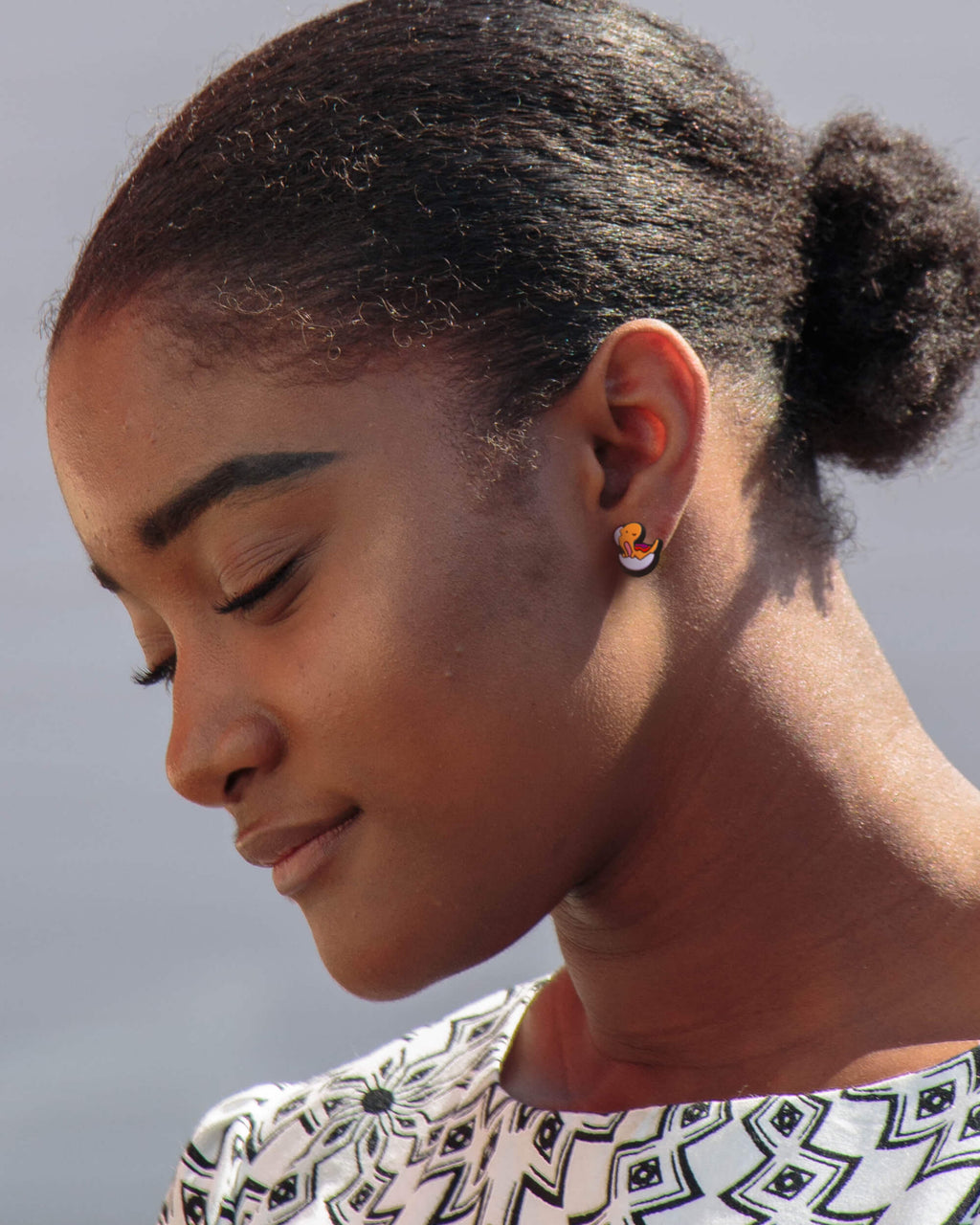 Velesiraptor — mini stud earrings