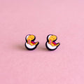 Velesiraptor — mini stud earrings