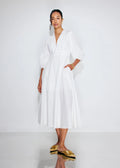 Cotton Flare Midaxi Dress