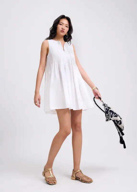 white Mini Dress