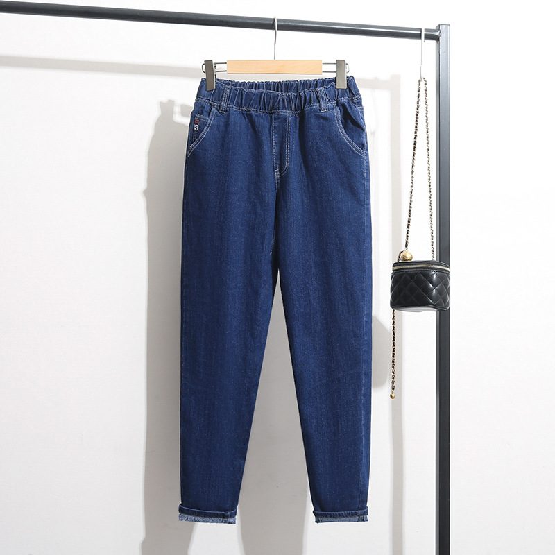 (XL-6XL) Plus Size Stretchband Skinny Jeans (Extra Big Size)