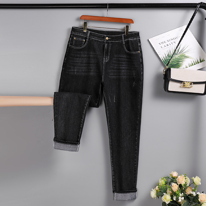 (XL-6XL) Plus Size Stretchy Skinny Jeans (Extra Big Size)