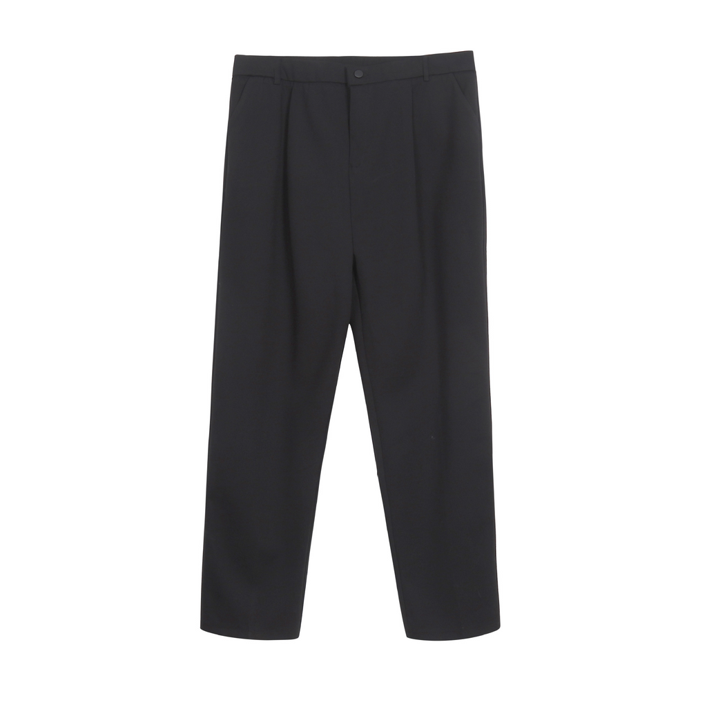 (XL-9XlL Plus Size Straight Leg Black Trousers Pants (Extra Big Size)