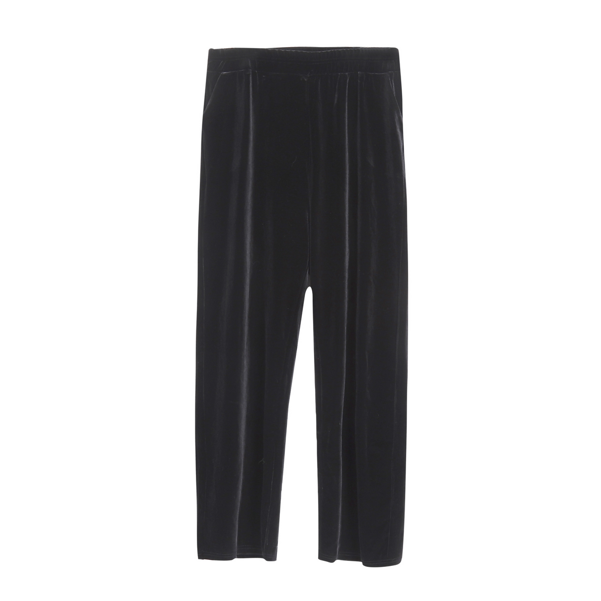 (XL-9XL) Plus Size Velvet Ribbed Wide Leg Long Pants (Extra Big Size)
